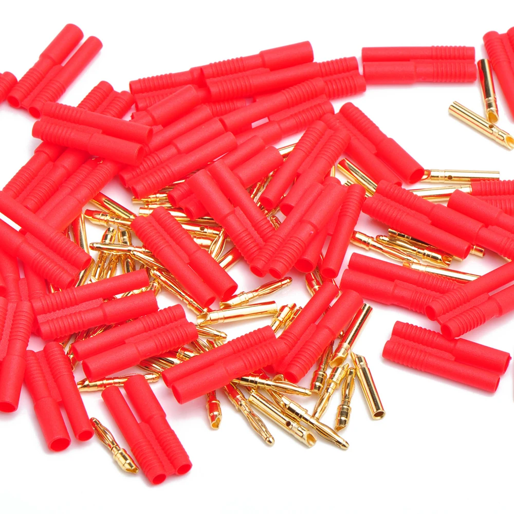 Бесплатная доставка 5 комплектов AMASS 2 мм банан Позолоченные патроны разъемы с
