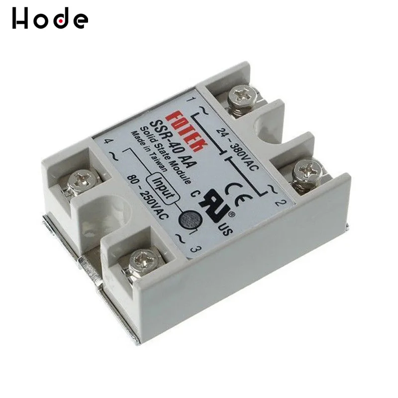 Твердотельное реле SSR 25AA 25A 40A AC Control Relay 80 250VAC TO 24 380VAC 40AA|Реле| |