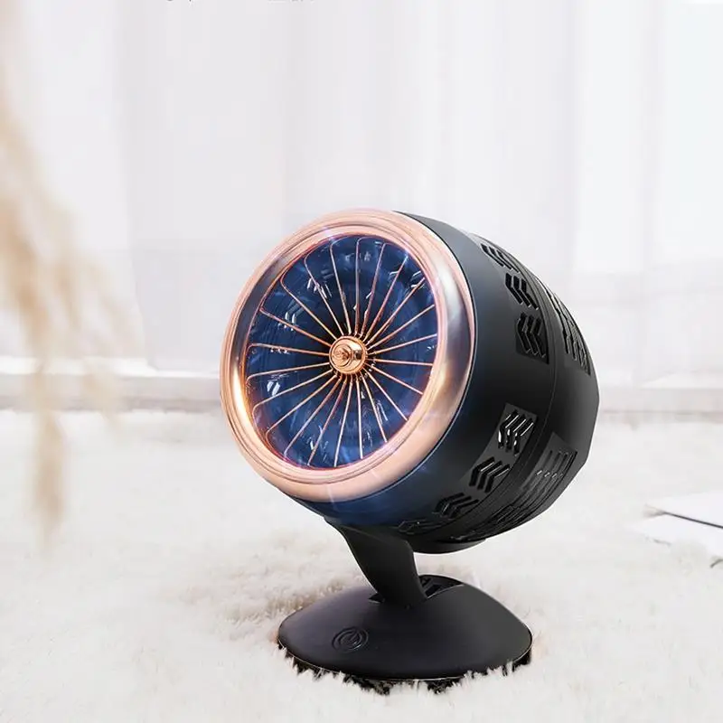 Креативный двухлопастной мини Usb вентилятор для офиса дома портативный