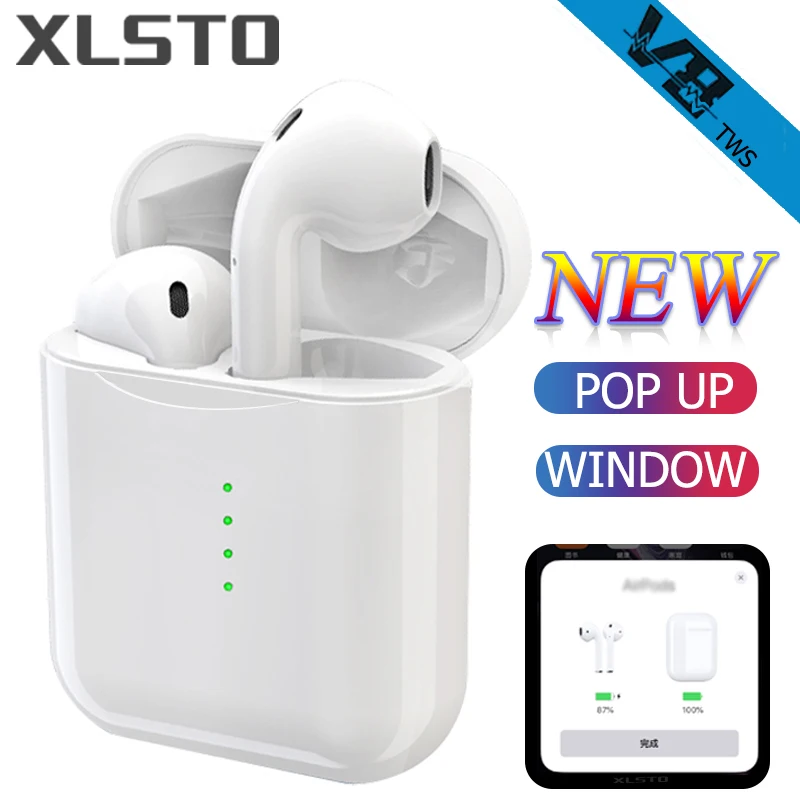 2019 новые V8 TWS Беспроводные стерео Bluetooth 5 0 гарнитуры с всплывающим окном для iPhone