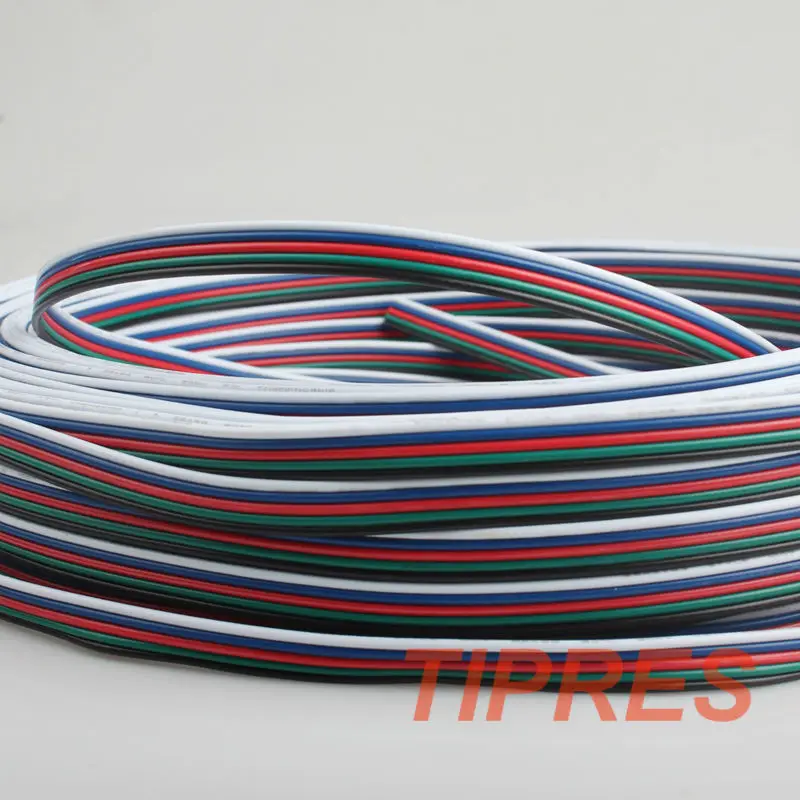 5 Расширение Контактов RGBW Разъем Провода Кабель Для 3528 5050 RGB СВЕТОДИОДНЫЕ Ленты