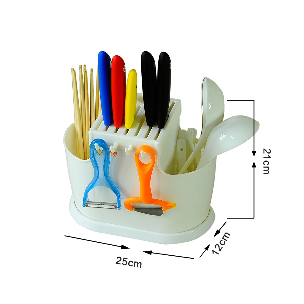 BYN Plastic Knife Forks Chopsticks Multifunction Storage Rack DQ1207 | Дом и сад