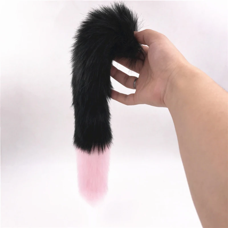 Fox Tail Anal Plug Stainless Steel Pleasure Bead Butt Stimulator Sex Products Flirt Toys for Women H8-105E | Красота и здоровье