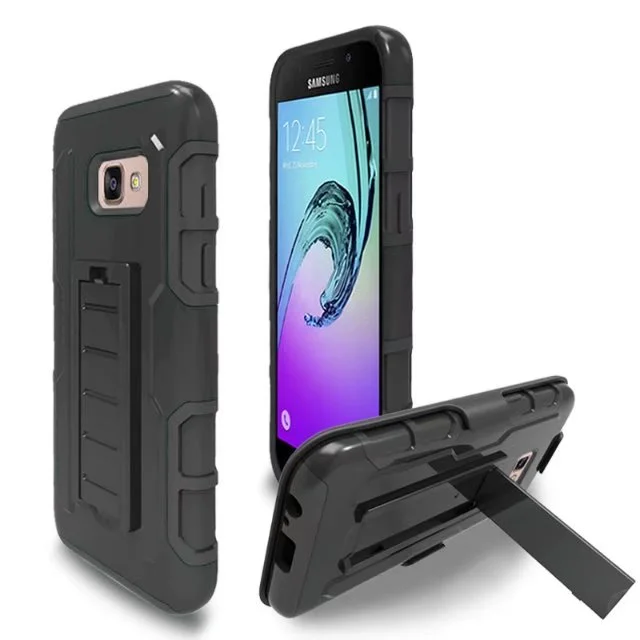 Rugged spider PC + silicone Case For Samsung Galaxy A3 A5 A7 2017 &amp J3 J5 J7 With KickStand shock back cover | Мобильные телефоны