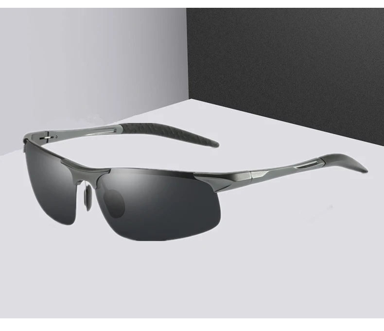 BENZEN Polarized Sunglasses For Men Quality Al-Mg Sports Sun Glasses Male UV Protection Outdoor Driver Glasses Goggles 9333