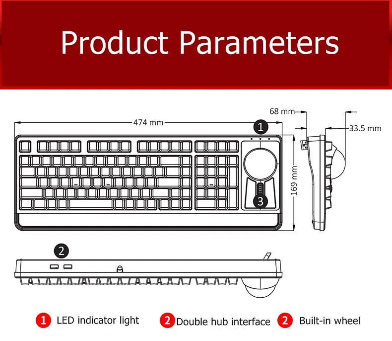 Все новые Perixx PERIBOARD-522 USB 7 цветов с подсветкой механическая клавиатура с 55 мм Большой трекбол для игр и офиса коричневая ось