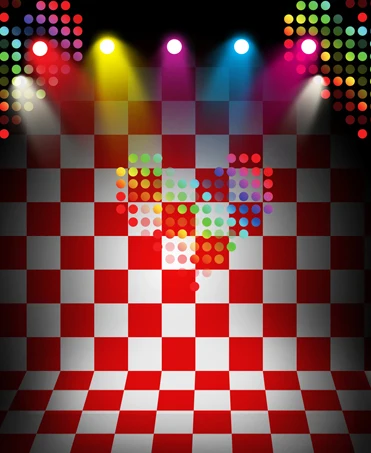 Неосветильник фоны для фотосъемки с изображением светлых Пятен белая и красная