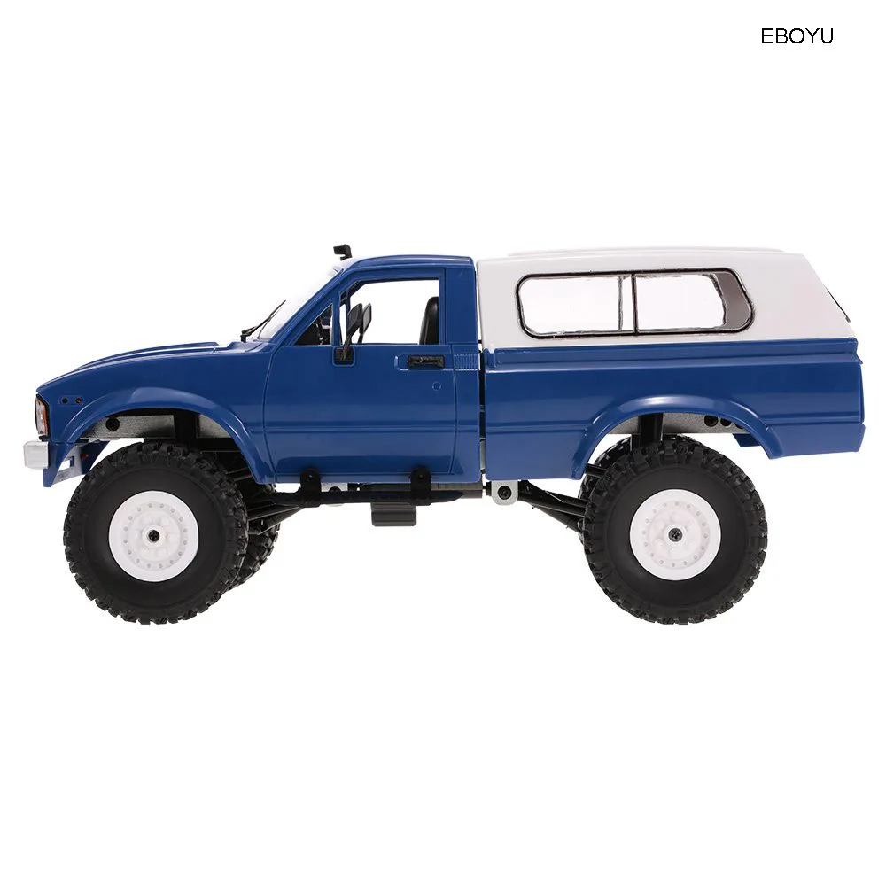 EBOYU WPL C24 1:16 2 4 ГГц 4WD RC автомобиль с фарой дистанционного управления гусеничный