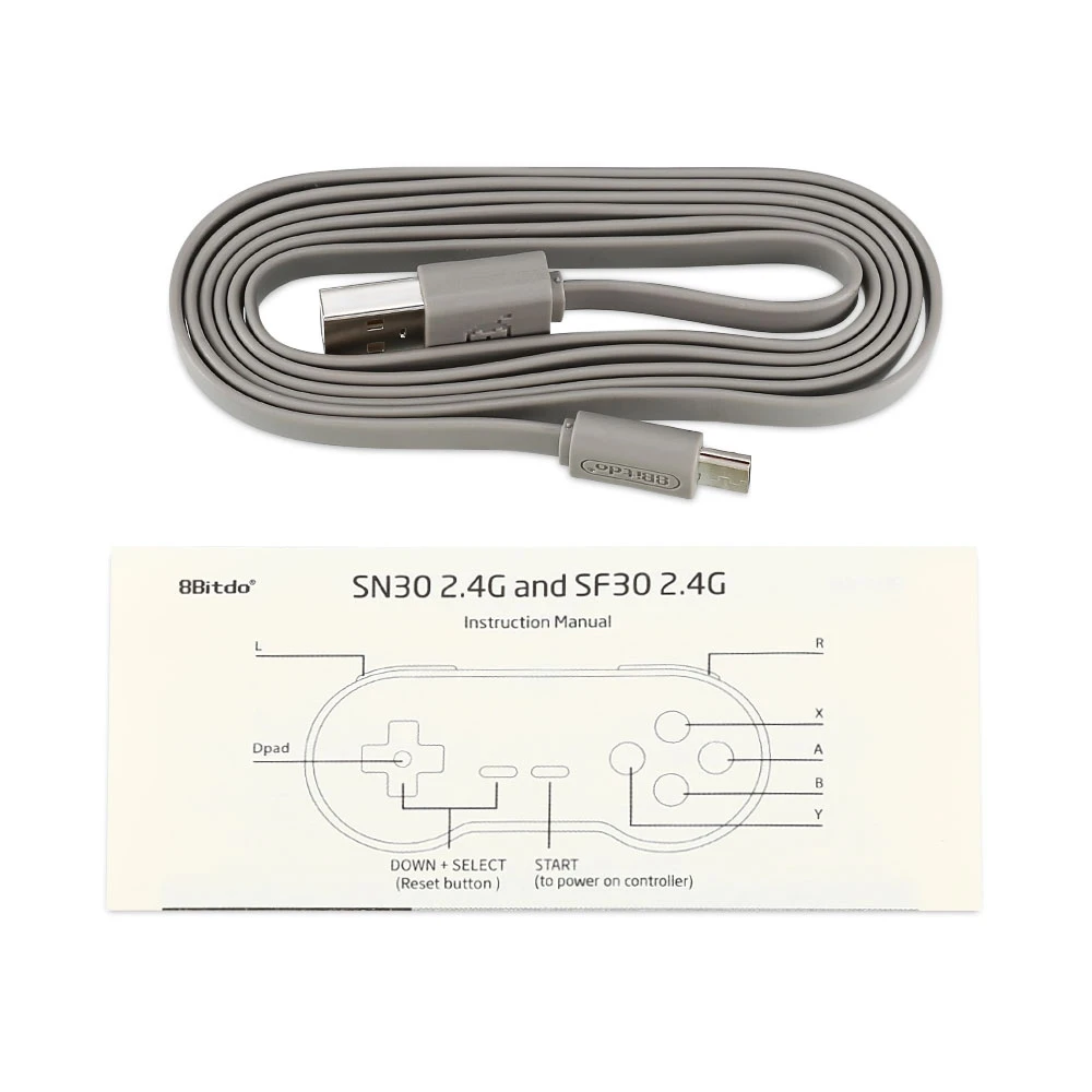 8Bitdo SF30 SN30 2 4G беспроводной геймпад Ретро пульт управления с NES приемником USB C