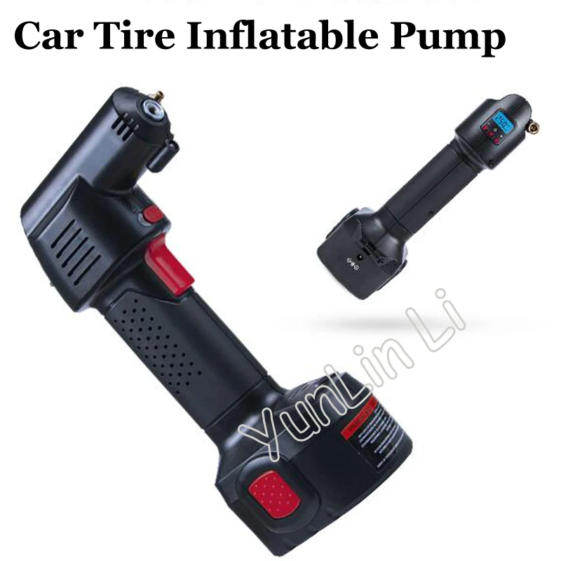 Miglior Gomma Di Automobile Gonfiabile Cordless Compressore D'aria Portatile Del Gonfiatore Della Gomma Auto Tenuto In Mano Pompa Di Aria Digitale LCD Ricaricabile Per Auto Moto
