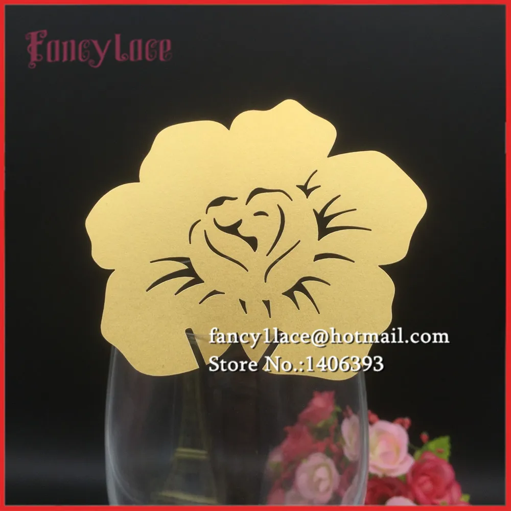 50 шт. лидер продаж свадебные украшения в виде цветка лилии с лазерной резкой
