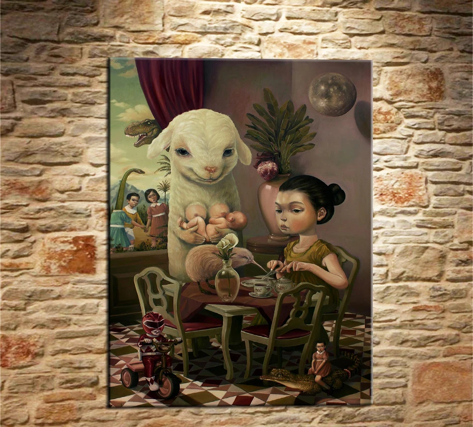 Mark Ryden Mark Ryde 1 панель абстрактное украшение на стену, живопись маслом плакат холст картина печать для гостиной домашний декор 15