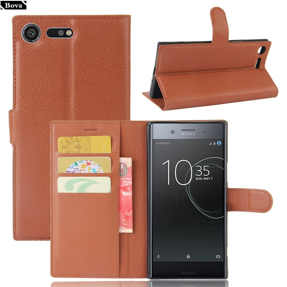 Чехол из искусственной кожи для Sony XZ Premium чехол кошелек держатель карт телефона