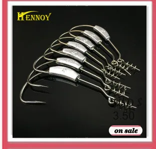 Рыболовные крючки Hennoy, 5 шт./партия, 1,75 г, 2,5 г, 3,5 г, 5 г, 7 г, 10 г, 12 г, 14 г, светящиеся в темноте, свинцовые крючки