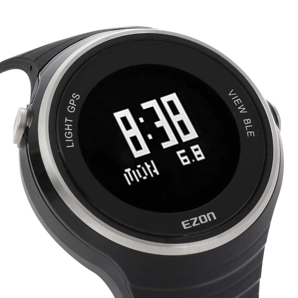 EZON G2 Мужской Bluetooth 4.0 Шагомер Запуск Спорт Смарт Часы GPS Приемник Температуры