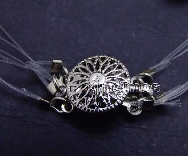 4 7 мм барокко черный натуральный пресноводный жемчуг 9 пряди 7.5 &quotStarriness Bracelet bra344