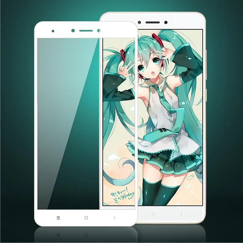 Полноэкранное цветное закаленное стекло для Xiaomi Redmi 4X Note Hongmi Note4X защита экрана