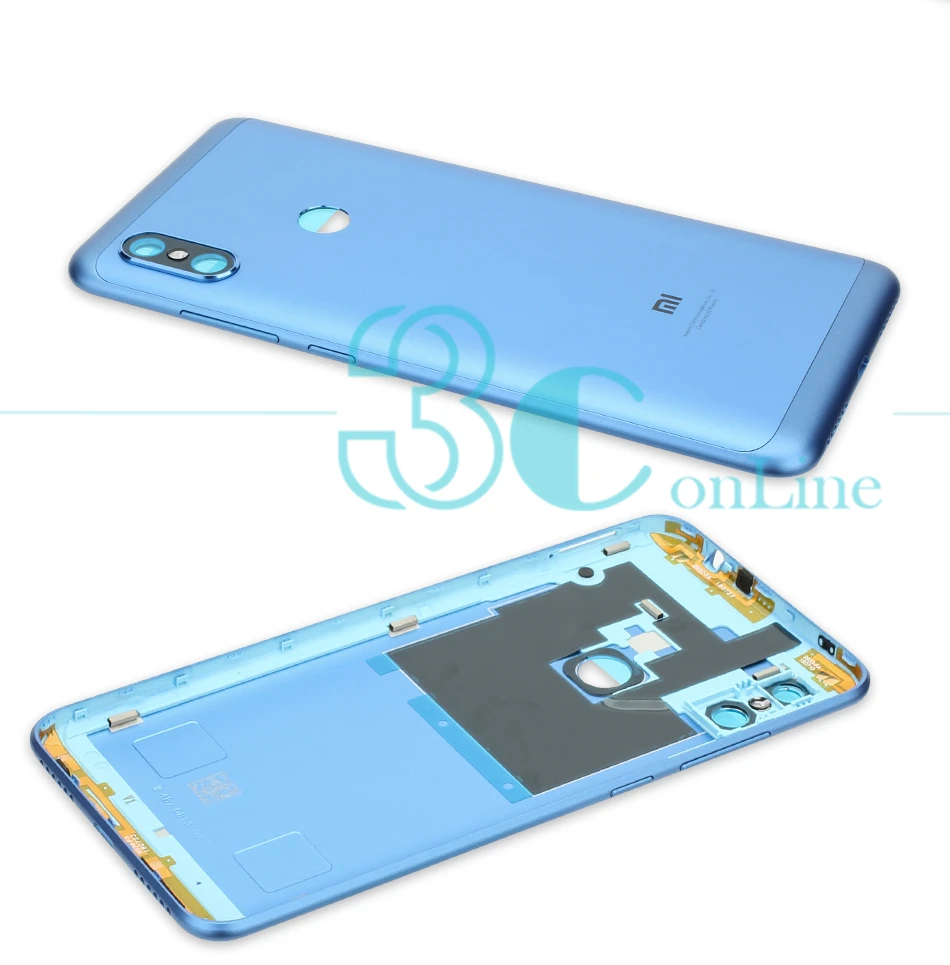 Чехол для Xiaomi Redmi Note 6 Pro, задняя крышка, корпус, дверной чехол, панель+ стекло для камеры, объектив+ боковые клавиши, запасные части
