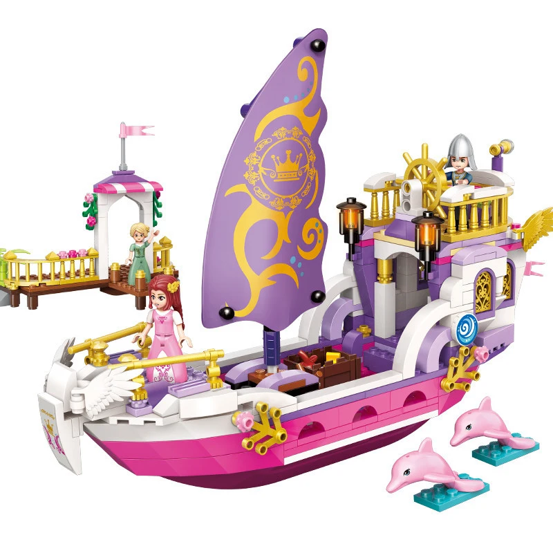 456 шт. детские строительные блоки игрушки совместимые с LEGO city girl friends Angel princess