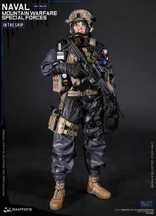 DAMTOYS 1/6 морская горная война солдат спецназа фигурка Коллекционная модель игрушки подарок