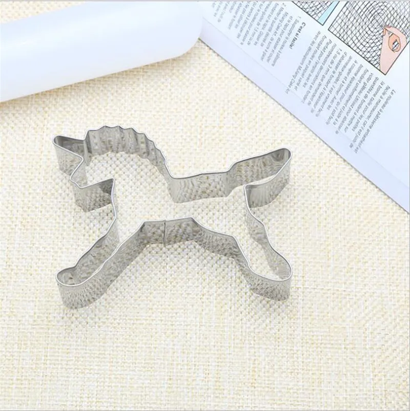 Единорог форма яйца растительное печенье резак для печенья лошадь инструменты