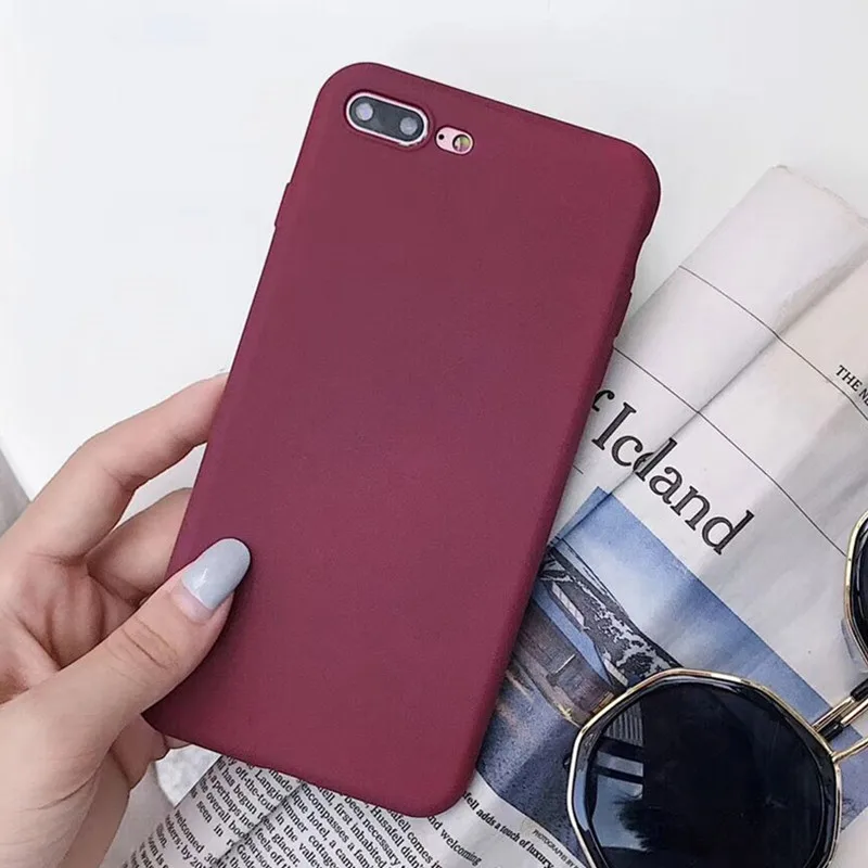 WN Роскошный песчаник матовый мягкий чехол для телефона для samsung Galaxy S6 S7 Edge S8 S9 S10 Plus Note 4 5 8 9 ультра тонкий скраб ТПУ чехол Капа - Цвет: WN