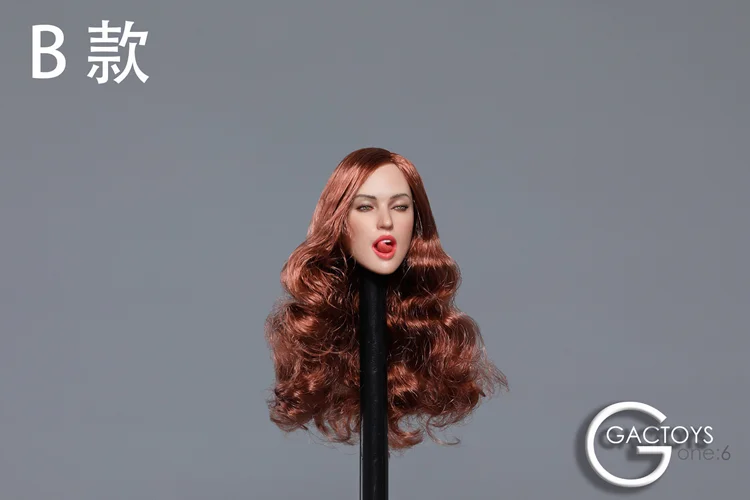 1/6 female head sculpt w/ tongue GC021 for 12&quot figure phicen hot toys kumik GACTOYS in stock | Игрушки и хобби