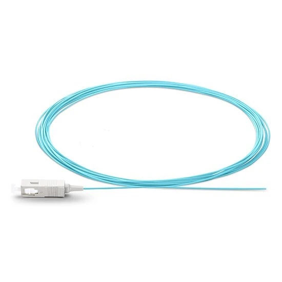 

3m SC UPC OM3 Fiber Optic Pigtail 0.9mm PVC Jacket Simplex 50/125 MM Multimode Pigtail in Fiber Optic Equipment