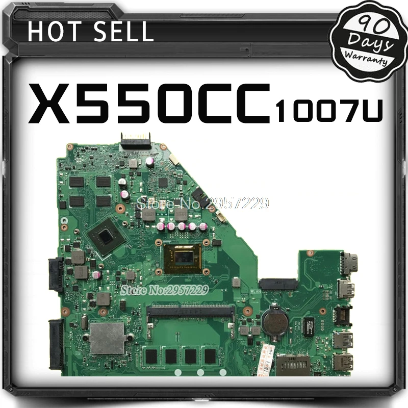 Материнская плата X550CC GT720M-1007U для ASUS X550CC X550CL X552C материнская плата для ноутбука X550CC материнская плата X550CC тест материнской платы ОК
