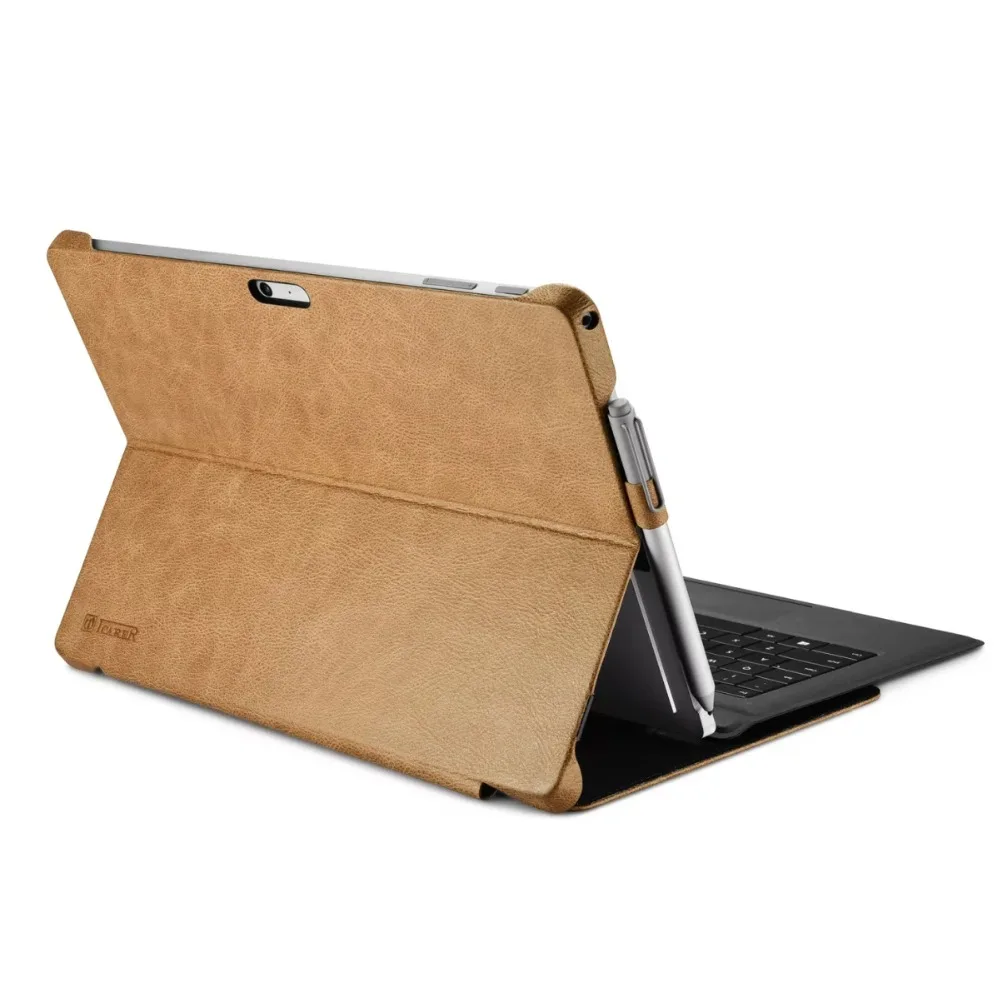 Ретро чехол для планшета Surface Pro 4 12 3 дюймов флип подлинное покрытие роскошный
