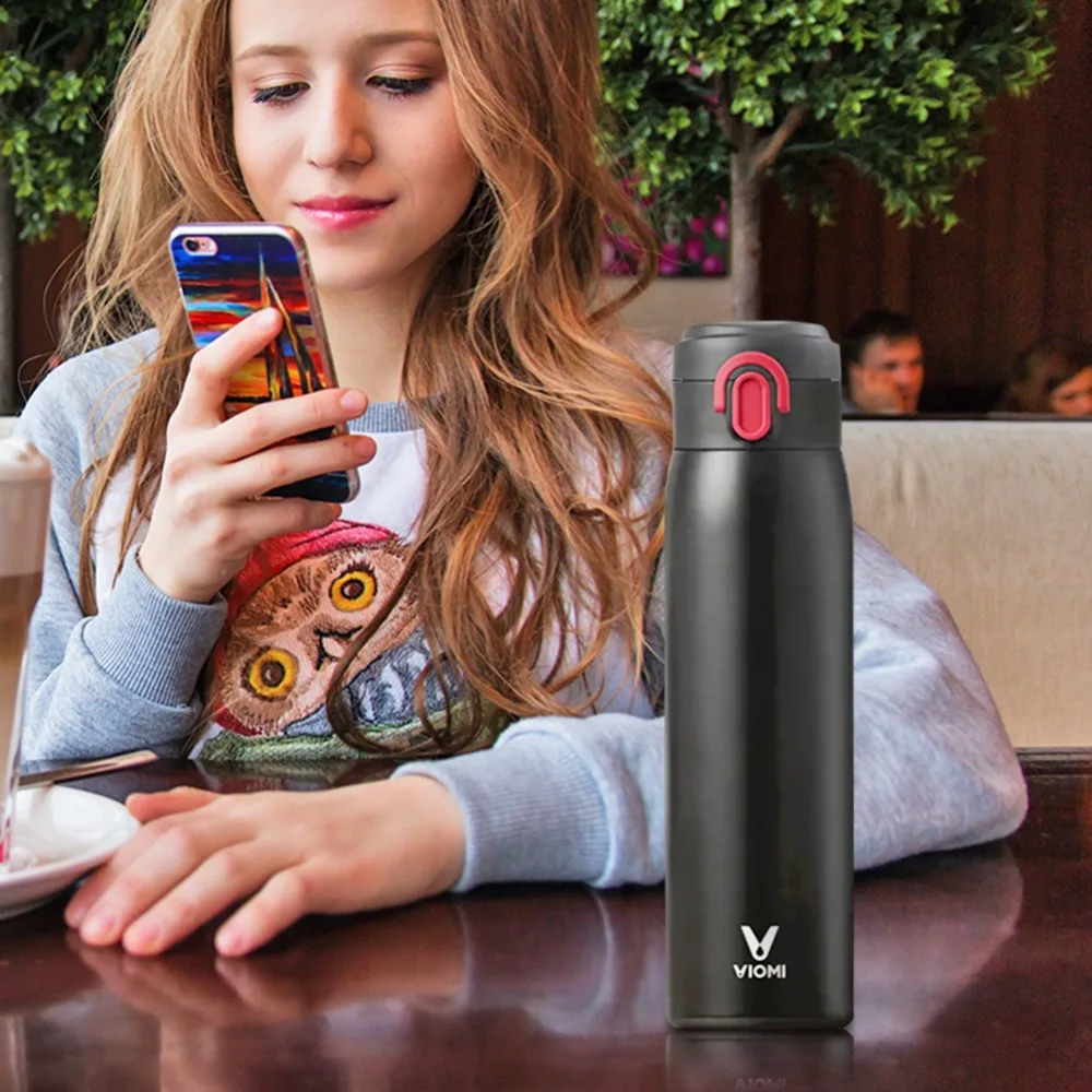 Термос-чашка Xiaomi VIOMI Mijia, 300 мл/460 мл, изоляционная чашка из нержавеющей стали, портативная Вакуумная бутылка для воды, термос-чашка, 24 часа