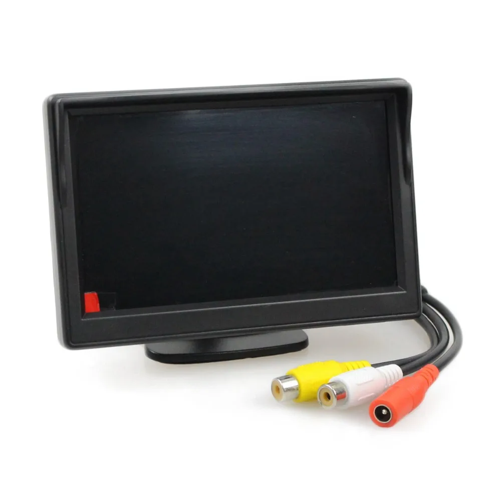SMALUCK 5-дюймовый автомобильный монитор TFT LCD 5 &quotHD цифровой экран 16:9 800*480 2-полосный