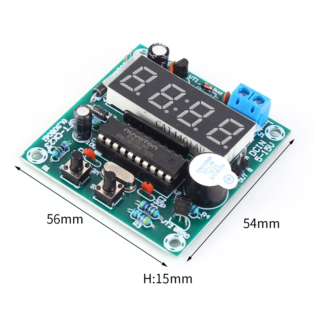 4Bit 0.5in DC 3 5 V-5V светодиодный электронные часы модуль 24 часов Таймер 51