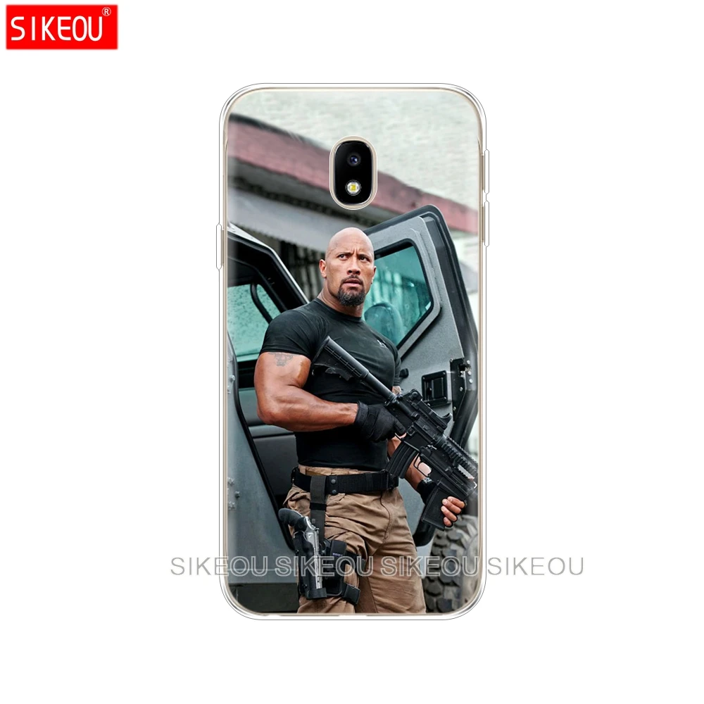 Силиконовый чехол для телефона Samsung Galaxy J3 J5 J7 2017 J330 J530 J730 PRO j2 2018 The Rock Dwayne