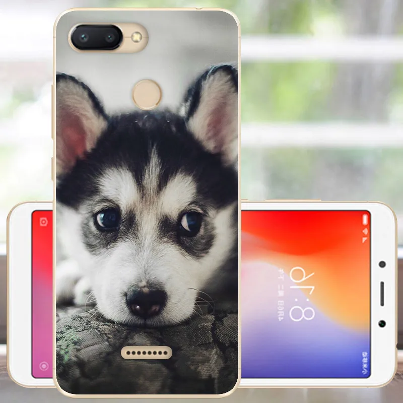 Защитный чехол FANATU для Xiaomi Redmi 6, мягкий силиконовый чехол с милым принтом, бампер для Redmi 6, чехол 5,45, чехол для Xiomi Redmi 6, чехол для телефона - Цвет: XEH