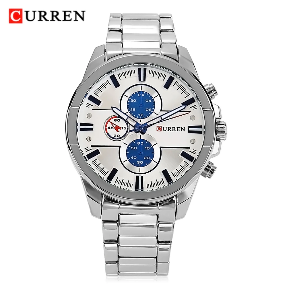Curren 2018 новые роскошные Брендовые Часы мужские модные нарядные часы кварцевые