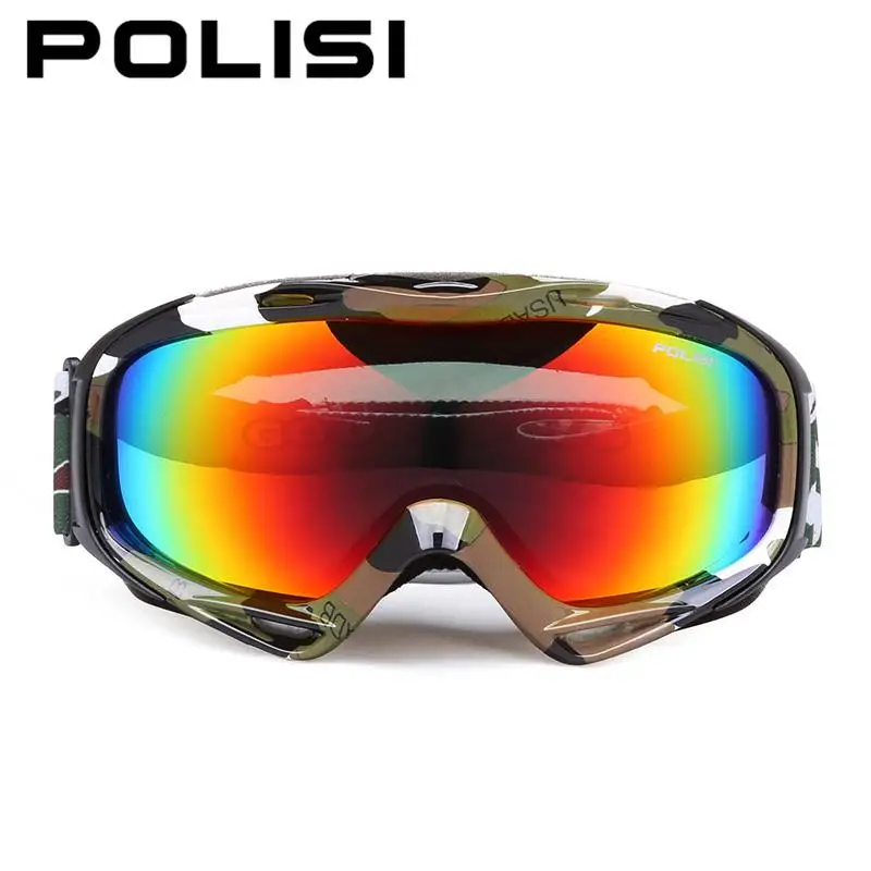 POLISI лыжные очки для сноуборда на открытом воздухе поляризационные двухслойные