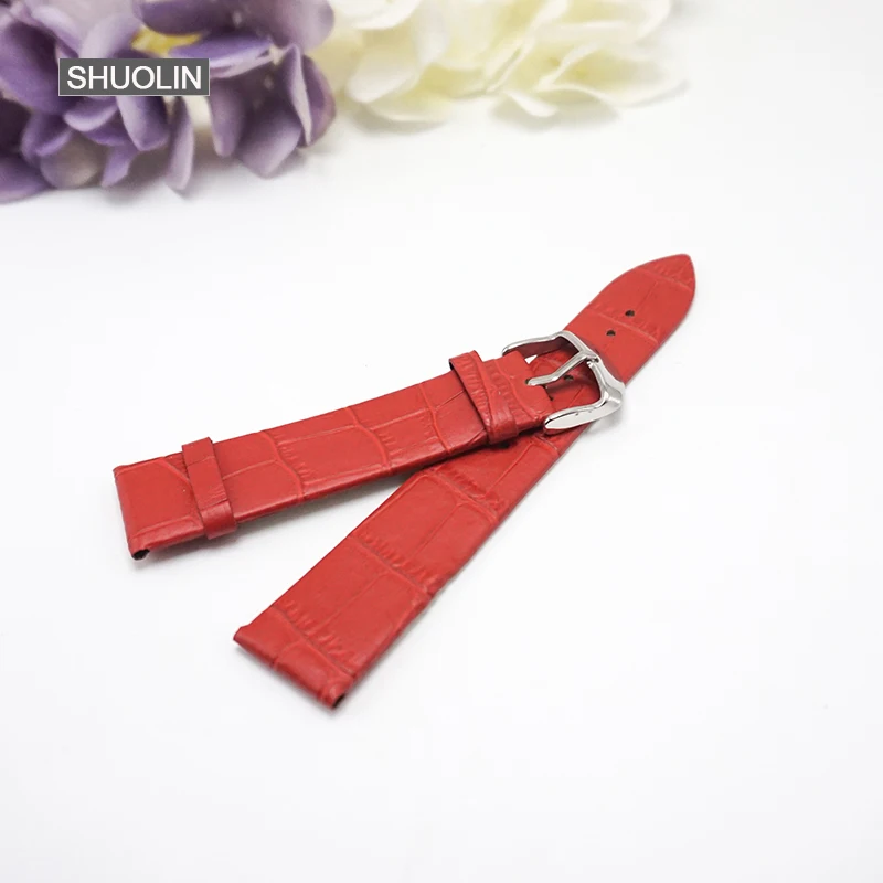 Ремешок для часов из натуральной кожи Женский браслет 12 мм 14 16 18 20 22 м мм|watchband