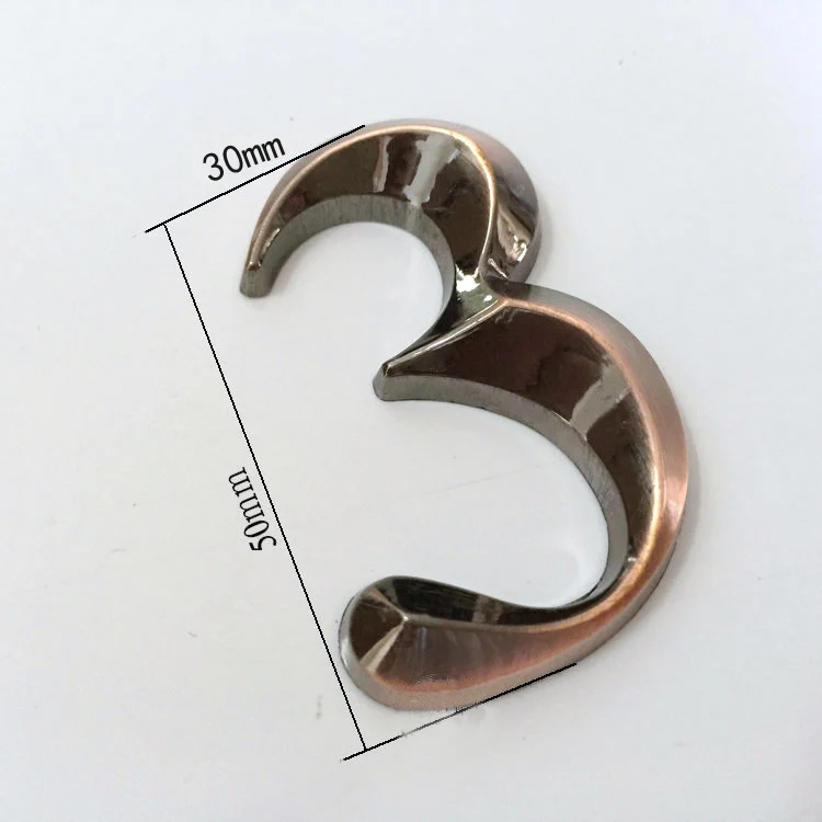 1 шт. самоклеящиеся конусные наклейки для дверей 0 9 мм|house numbers stickers|door number signdoor sticker