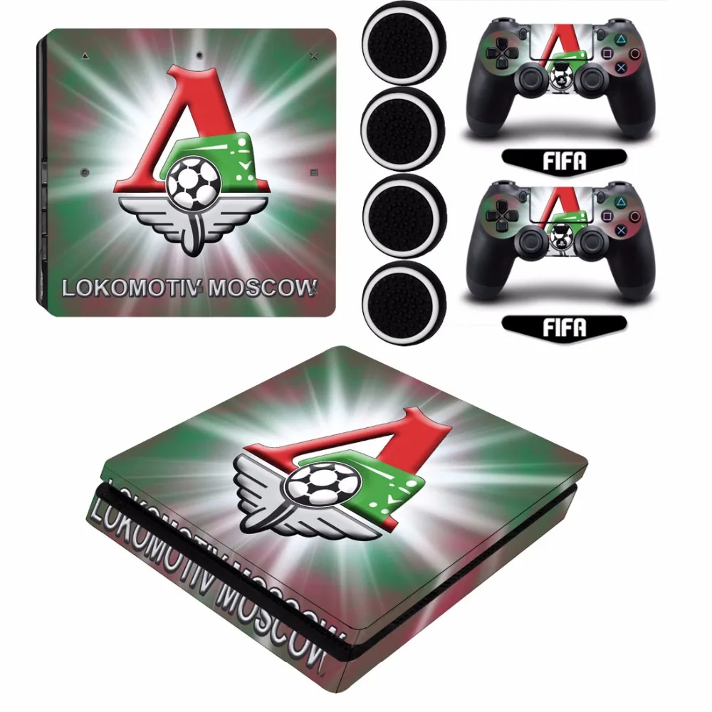 Civanca винил PS4 тонкий кожи локомотив Москва FC защитный Стикеры для Slim консоли|stickers