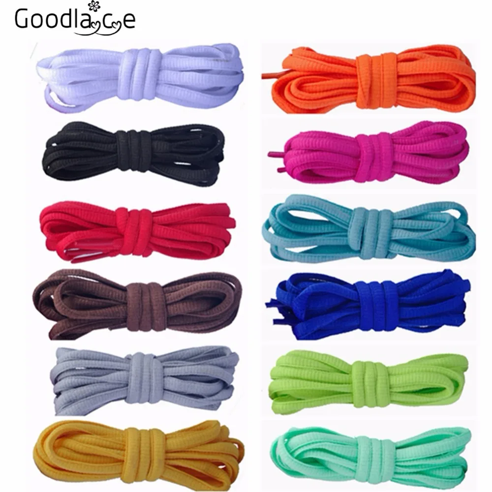 Wholesale 50 Pairs of Oval Flat Shoelaces Shoe Ropes Polyester Shoe Lace for Sneakers  200cm/ 78.5Inch