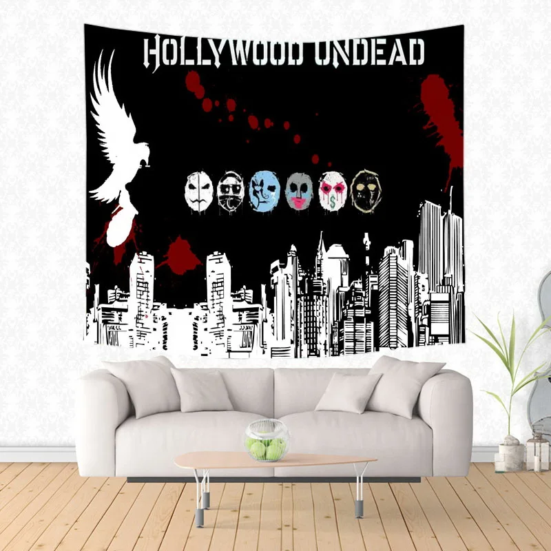 Голливудский немертвый узор гобелен Декоративный Настенный Ковер постельные