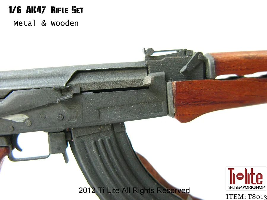 Ti-lite T8013 1/6 Matel& Деревянный AK47 набор для ружья оружия реквизит для 1" Коллекционная Фигурка DIY