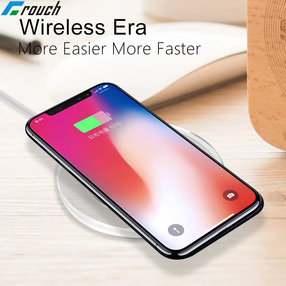 Панель беспроводного зарядного устройства для Samsung Galaxy S7 S6 edge Note 8 iphone X плюс Qi