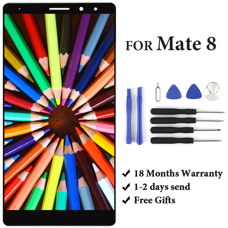 Для Mate 8 ЖК-дисплей с сенсорным экраном в сборе Замена для LCD MT8 NXT-AL10 NXT-L29