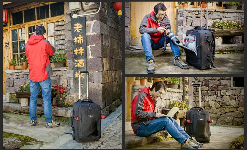 Новая Профессиональная Большая сумка для камеры рюкзак DSLR SLR Nikon Canon Sony Fuji Pentax Samsung