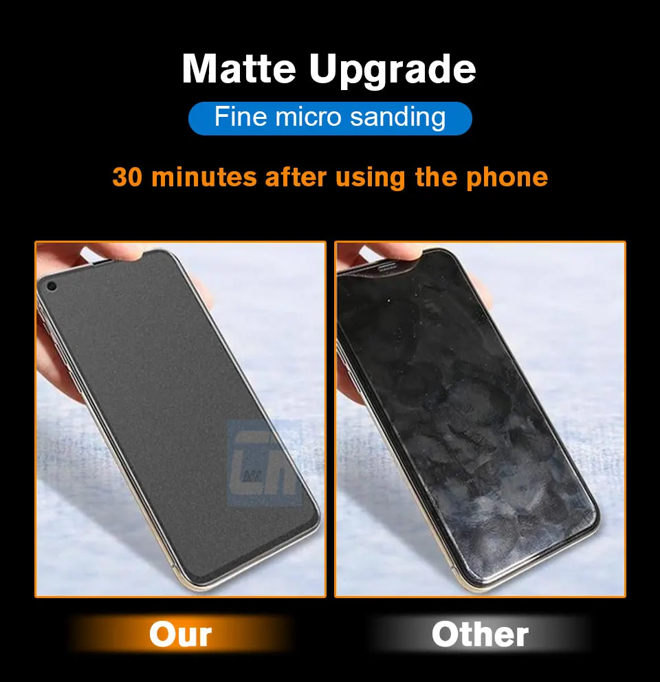 Матовое закаленное стекло без отпечатков пальцев для huawei Nova 4 3 3i mate 20X10 P20 Pro P10 Plus Honor 8X Max Защитная пленка для экрана