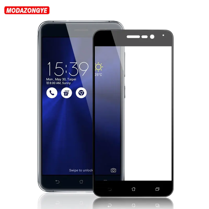 2 шт для ASUS Zenfone 3 ZE552KL закаленное стекло 5 &quotПолное покрытие Защитная пленка