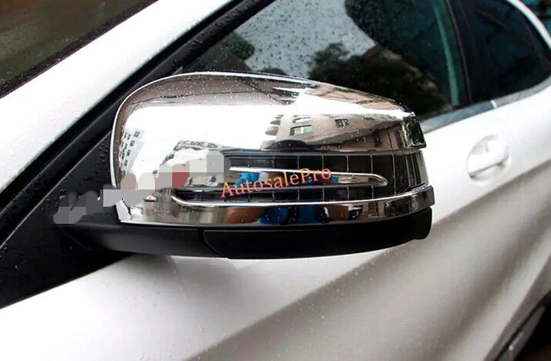 2 шт. ABS хромированные боковые зеркала накладка на зеркало заднего вида отделка