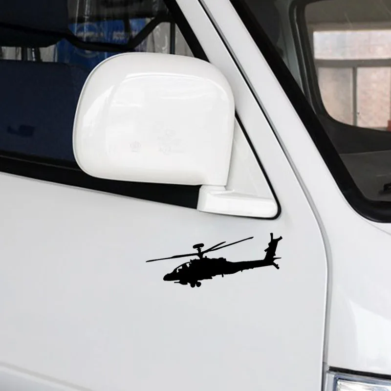 QYPF 16 7 см * 6 3 необычное управление гигантский вертолет Виниловая наклейка для